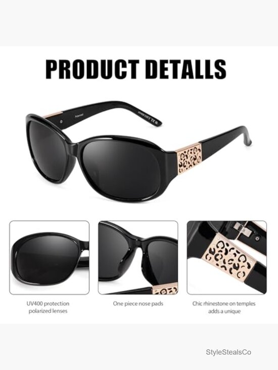 Polarized Wrap Around Sunglasses UV400 Protection main image 5
